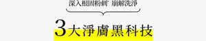 深入根固粉刺*  崩解洗淨 3大淨膚黑科技