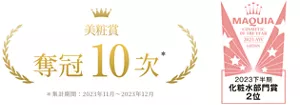MAQUIA 2023下半期 化粧水部門賞２位