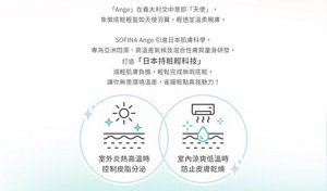 「Ange」在義大利文中意即「天使」，象徵底粧輕盈如天使羽翼，輕透並溫柔親膚。SOFINA Ange引進日本肌膚科學，打造「日本持粧輕科技」，減輕肌膚負擔，輕鬆完成無瑕底粧