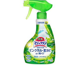 花王株式会社 バスマジックリン 泡立ちスプレー Super Clean グリーンハーブの香り 本体