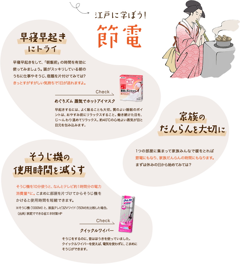 Kao Plaza 特集 江戸に学ぼう エコな生活