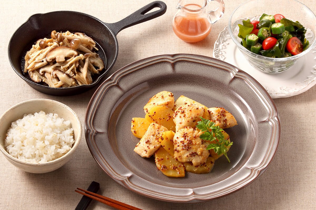 Kao Plaza Kaoみんなのgenkiプロジェクト スマート和食 レシピ チキンのハニーマスタードソース