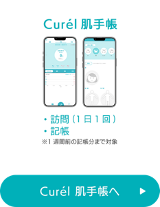 Curel肌手帳　Curel肌手帳へ