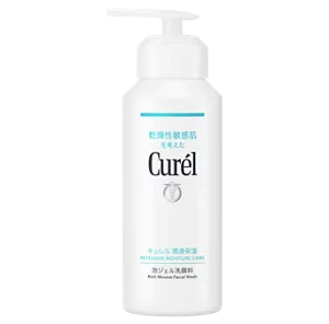 商品の写真：キュレル　潤浸保湿　泡ジェル洗顔料