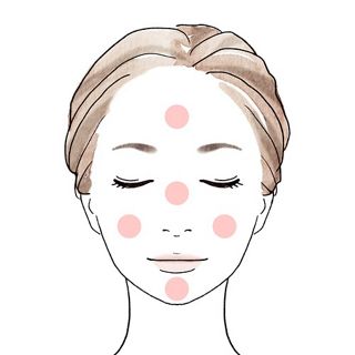 日やけ止めの塗り方1