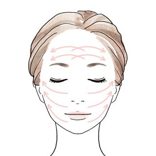 日やけ止めの塗り方2