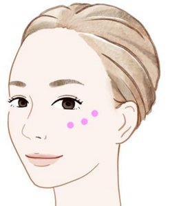 チーク頬３点