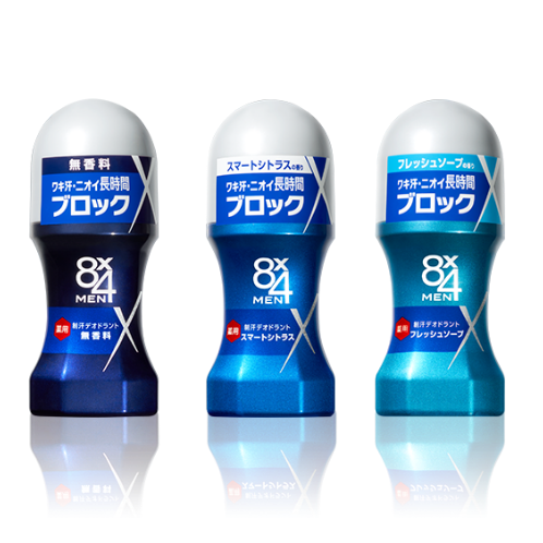 濃厚ロールオン｜ニベア花王 ８ｘ４ MEN（エイト・フォーメン）