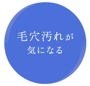 毛穴汚れが気になる