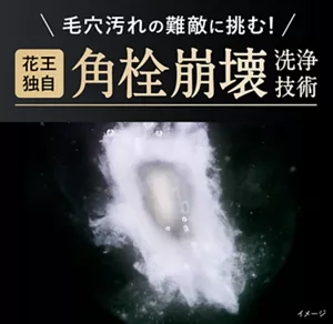 毛穴汚れの難敵に挑む！ 花王独自 角栓崩壊洗浄技術