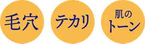毛穴／テカリ／肌のトーン
