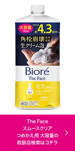 The Face スムースクリア つめかえ用 大容量の取扱店検索はコチラ