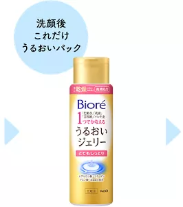 洗顔後これだけうるおいパック