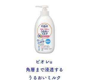 ビオレu  角層まで浸透する うるおいミルク