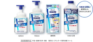 泡で出る消毒液　420ml／700ml／携帯用／つめかえ用（携帯用にもつめかえられます）　［指定医薬部外品］手指・皮膚の洗浄・消毒