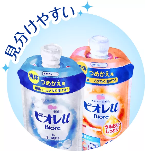 ビオレuの液体ボディウォッシュのつめかえ用はらくらくecoパック