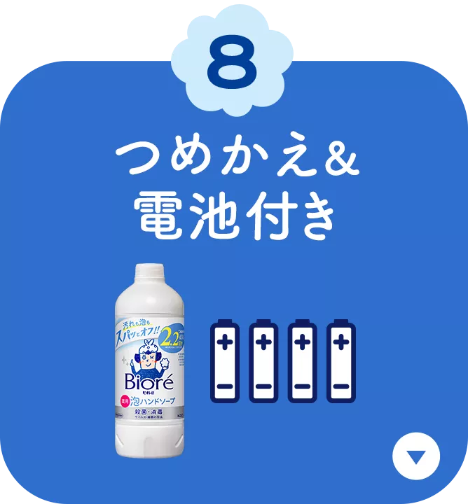 自動で出る泡ハンドソープ | ハンドシリーズ | ビオレu | 花王