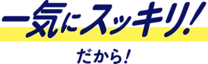 一気にスッキリ！　だから！