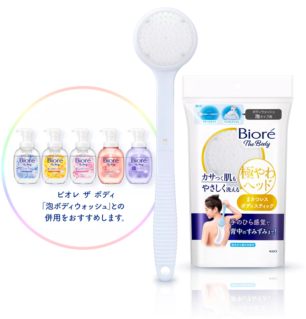 ビオレu ザ ボディ まさつレスボディスティック | 花王株式会社