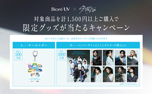 Bioré UV × Stray Kids  対象商品を計1,500円以上ご購入で限定グッズが当たるキャンペーン