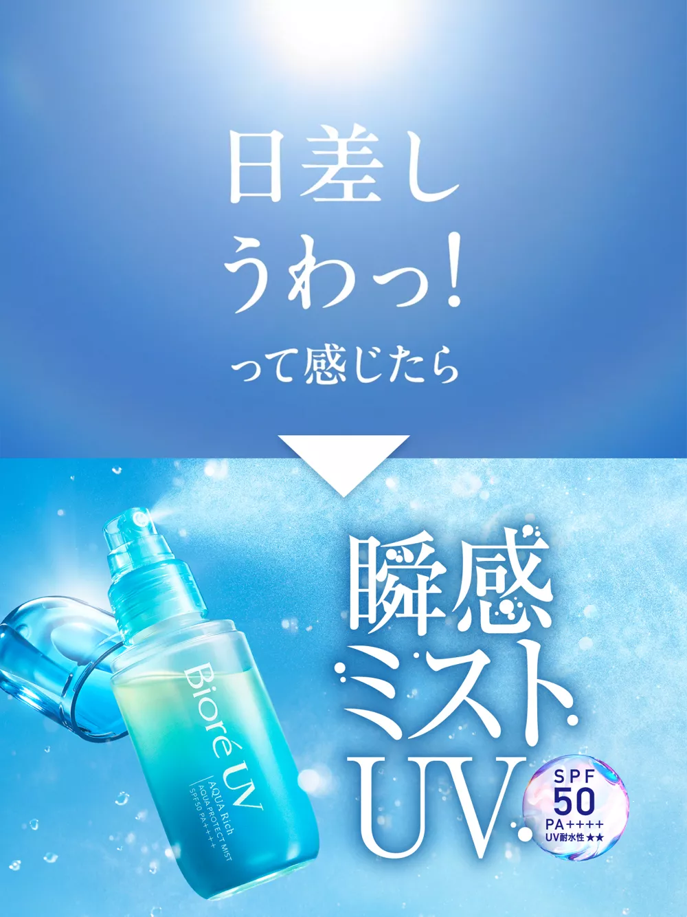 ビオレUV アクアリッチ 瞬感ミストUV