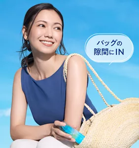 バッグの隙間にIN