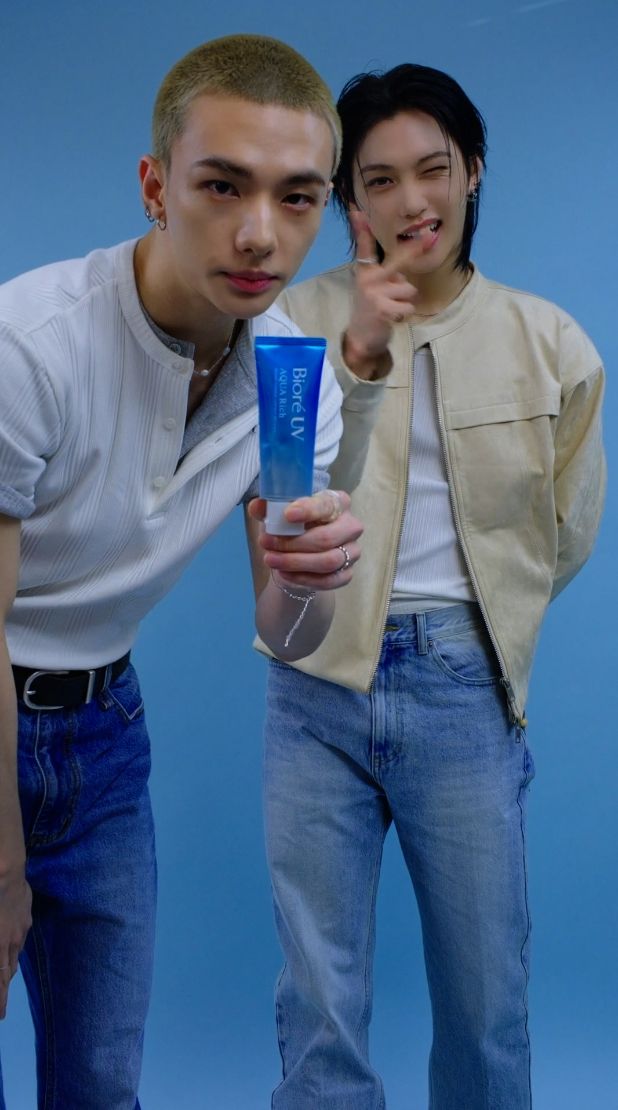 花王 Biore UV×Stray Kids ｜STEP OUT with Biore UV（Hyunjin&Felix）