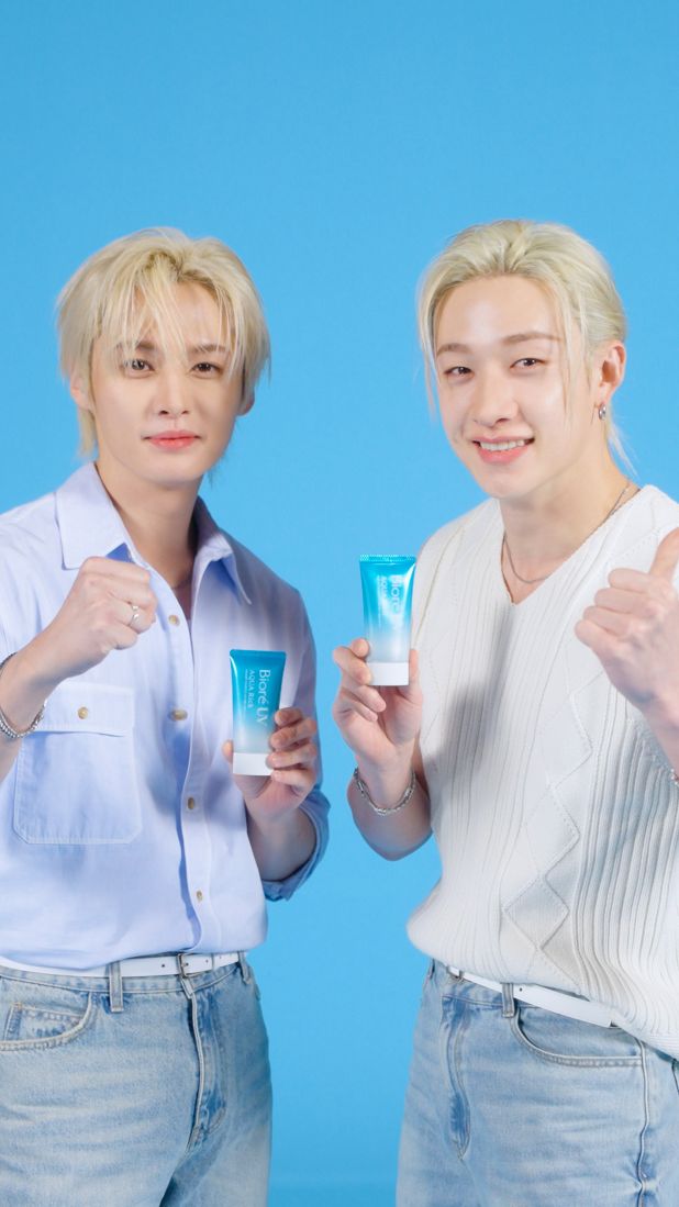 花王 Biore UV×Stray Kids｜Be Positive！Biore UV（Bang Chan＆Lee Know）