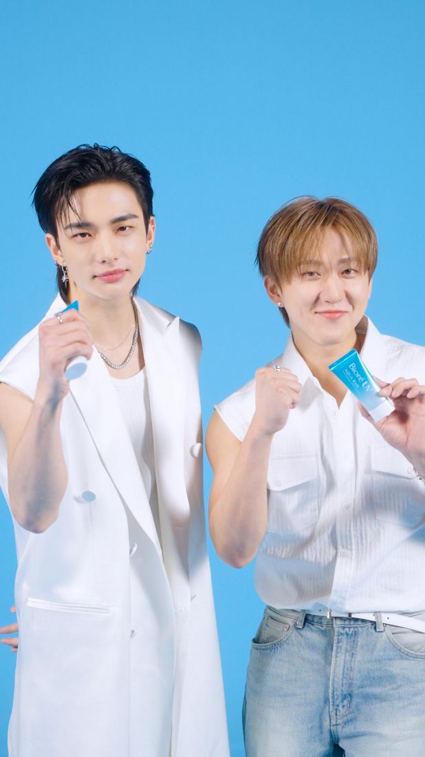 花王 Biore UV×Stray Kids｜Be Positive！Biore UV（Changbin＆Hyunjin）