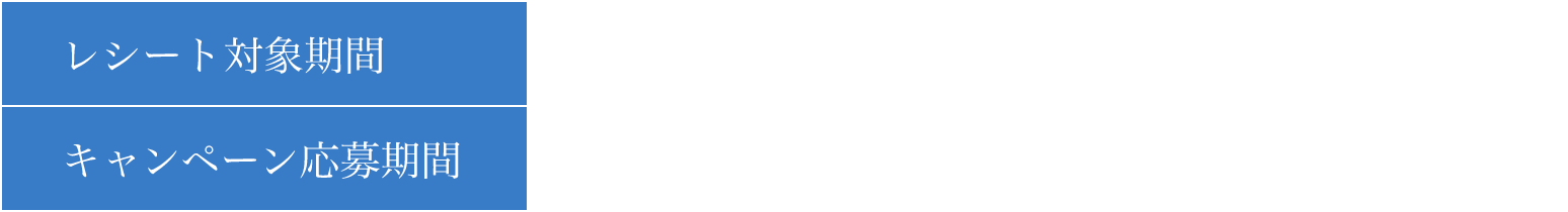 レシート対象期間 2026年9月7日（月）〜2026年10月31日（土）　キャンペーン応募期間 2026年9月7日（月）〜2026年11月7日（土）
