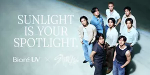 SUNLIGHT IS YOUR SPOTLIGHT. Bioré UV × Stray Kids