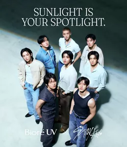SUNLIGHT IS YOUR SPOTLIGHT. Bioré UV × Stray Kids
