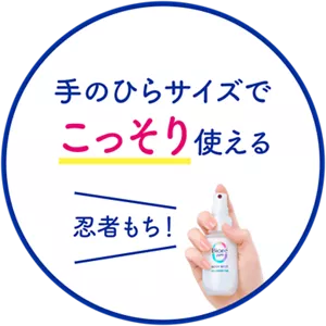 手のひらサイズでこっそり使える