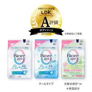 ［本音のコスメ批評誌 LDK the Beauty A評価 ボディシート 2024年8月号（※無香性にて受賞）］