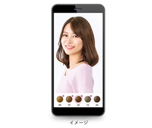 髪色シミュレーション イメージ