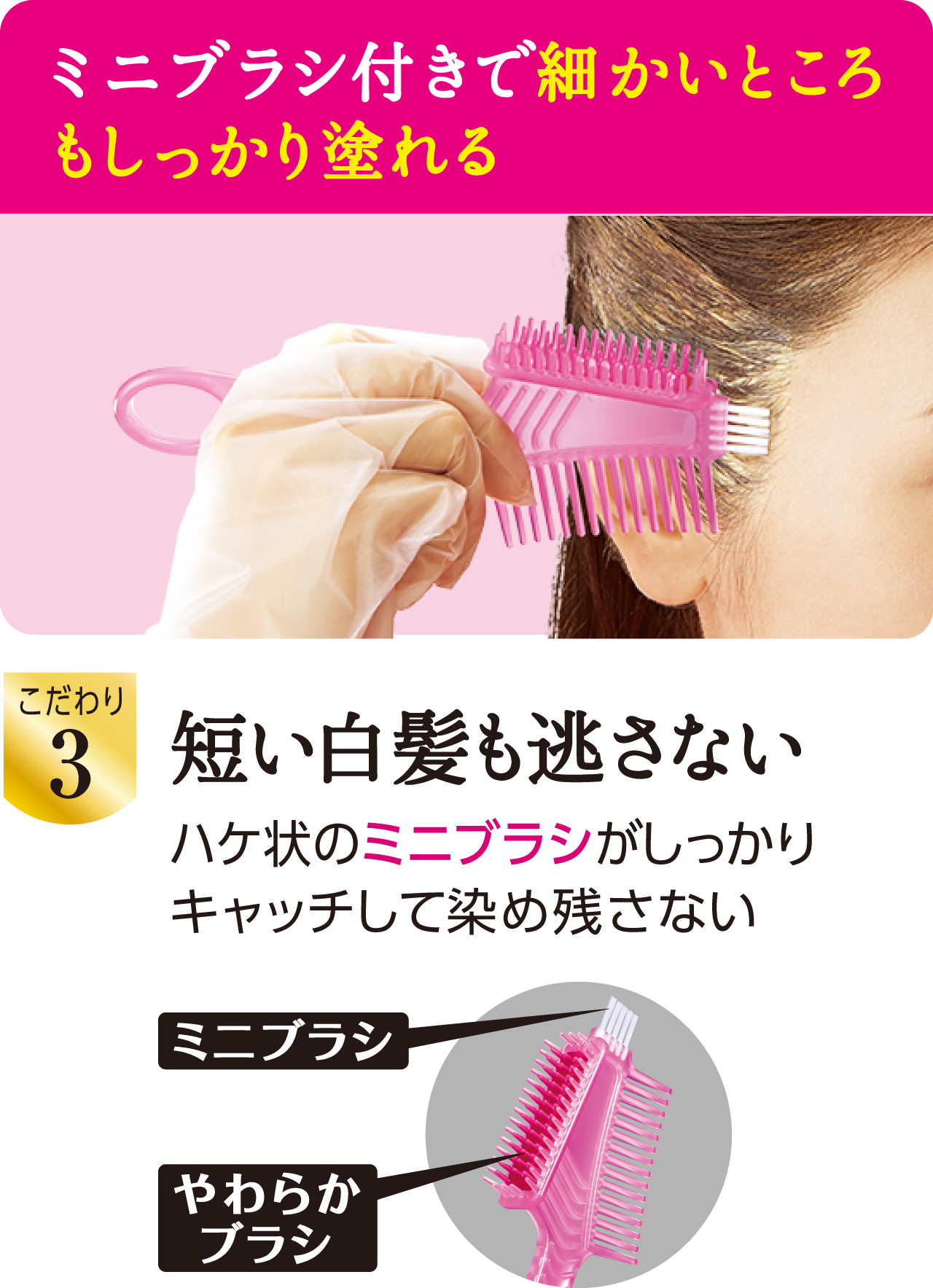ワンプッシュカラー | 製品ラインナップ | ブローネ | 花王株式会社