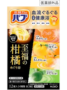 バブ 至福の柑橘めぐり浴のパッケージ画像［医薬部外品］