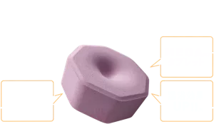 これぞMEGA※3級‼‼　バブ モンスターバブル MEGA級の錠剤から「炭酸量MAX‼※2」「MEGA※3タブレット」「温浴効果UP‼※4」の吹き出しが出ているイメージ画像。