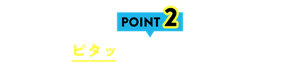 POINT2 ピタッと髪をとらえる
