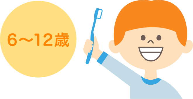 生えかわり期の歯みがきq A 6 12歳 オーラルケア情報 クリアクリーン 花王株式会社