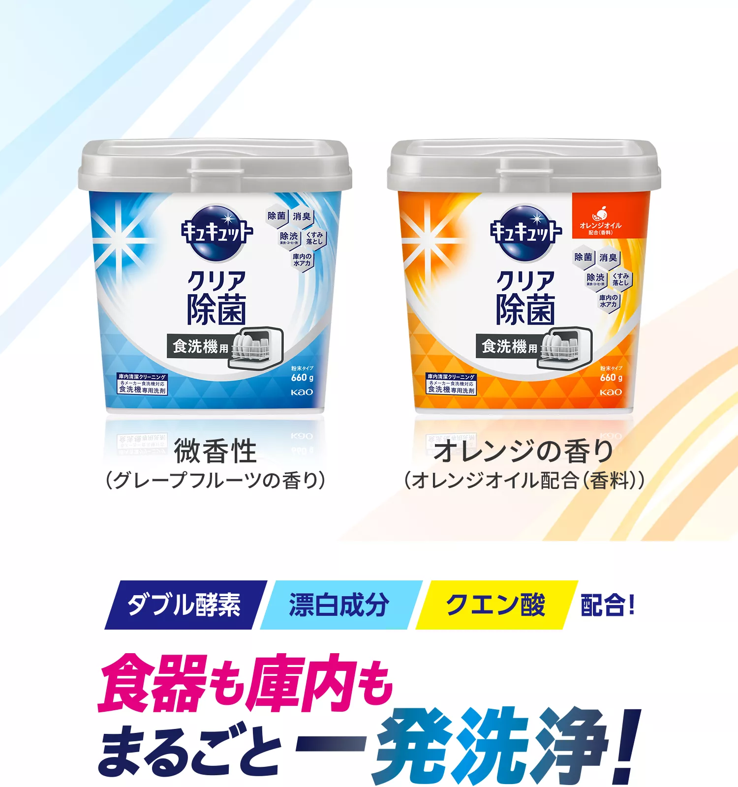 花王株式会社 | キュキュット | 食器洗い乾燥機専用キュキュット