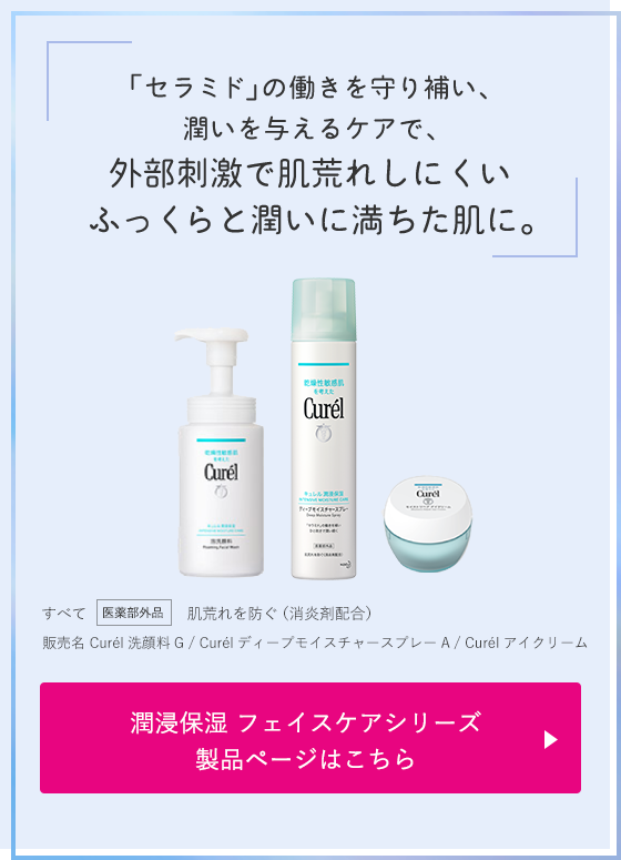 潤浸保湿 フェイスケアシリーズ製品ラインナップ 潤浸保湿 フェイスケアシリーズ製品ラインナップ