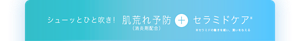 シューッとひと吹き! 肌荒れ予防 （消炎剤配合）+ セラミドケア※セラミドの働きを補い、潤いを与える 