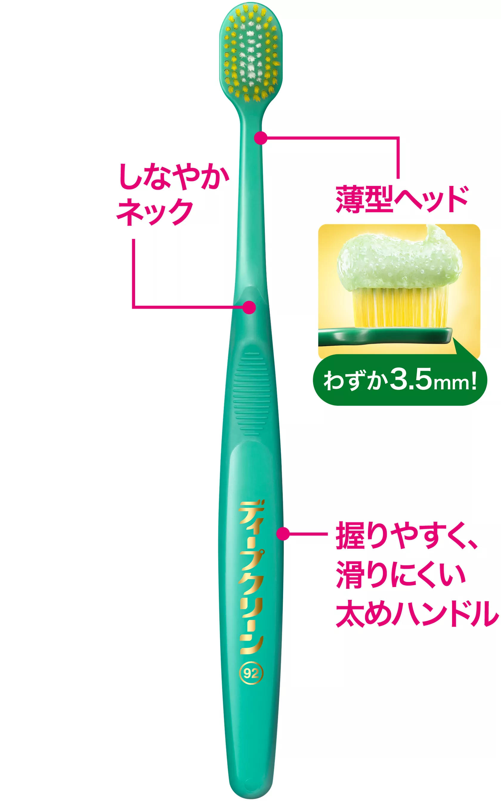 歯ぐきケアハブラシ ぎっしりプレミアム | ディープクリーン | 花王