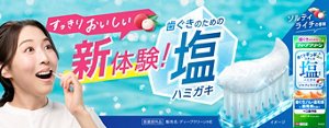 すっきりおいしい新体験！歯ぐきのための塩ハミガキ ソルティライチの香味