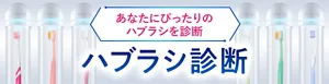 あなたにぴったりのハブラシを診断。ハブラシ診断