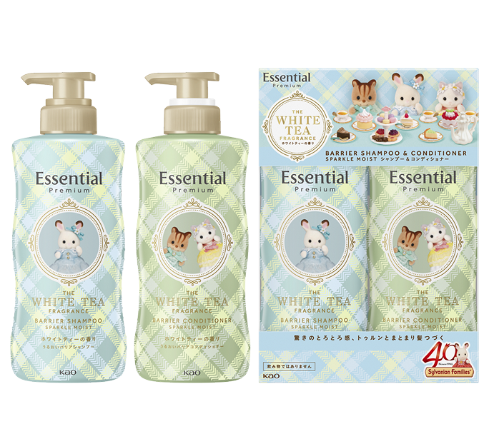 エッセンシャル プレミアム バリアシャンプー＆コンディショナー スパークルモイスト