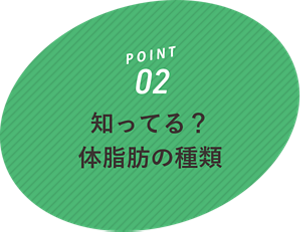 知ってる？体脂肪の種類