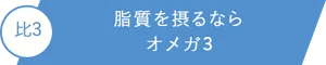 比3 脂質を摂るならオメガ3