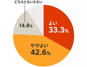 スマート和食の満足度（量・内容）の図